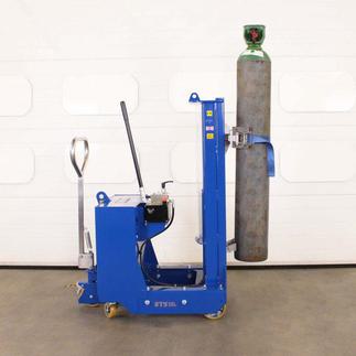 A cylinder lifter made by manual handling equipment company STS.