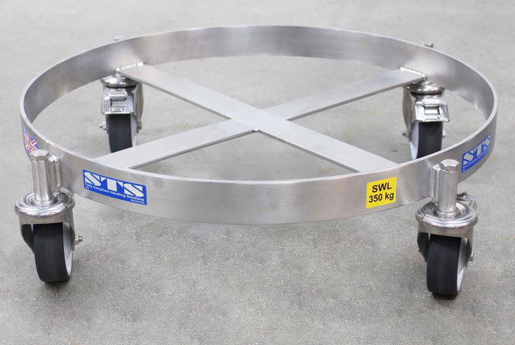 Drum Dolly manufactured in full stainless steel