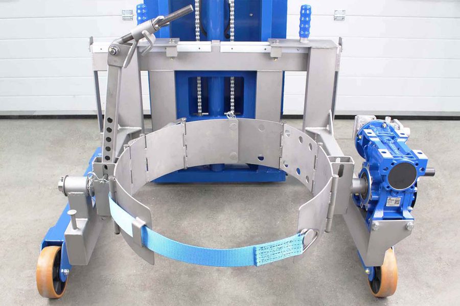Drum Rotation Sensor Mechatronics Electric Drum Rotator - 350kg Load Capacity | Global… | STS Handling