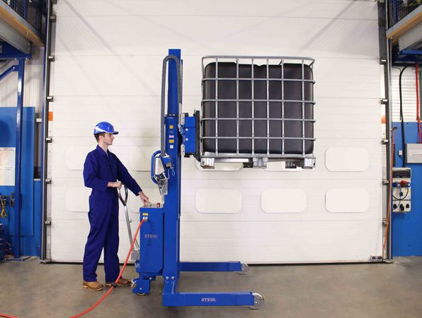 Ibc Stackers Telescopic ATEX Stacker Truck | ATEX Load Cell… | STS Handling